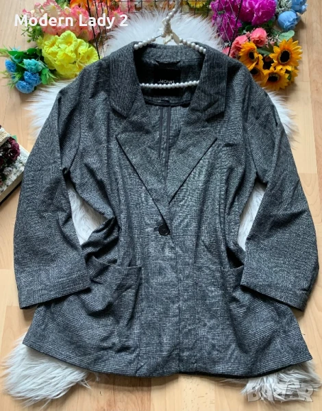 Карирано сако Monki, снимка 1