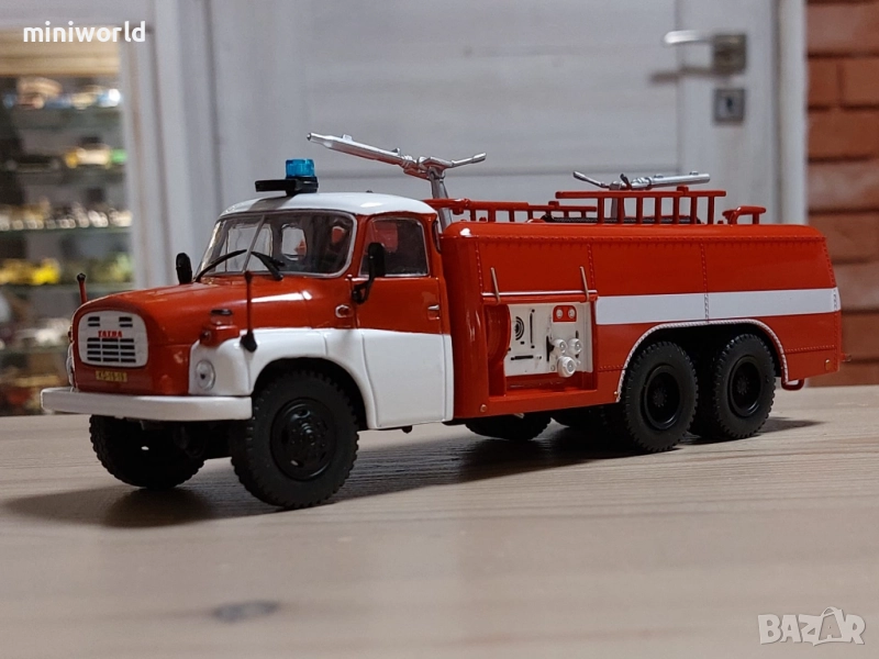 Tatra 148 CAS 32 пожарна 1969 - мащаб 1:43 на DeAgostini моделът е нов в блистер, снимка 1