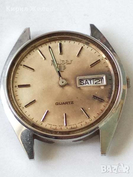 Механизъм с циферблат от стар ръчен часовник 52138, снимка 1