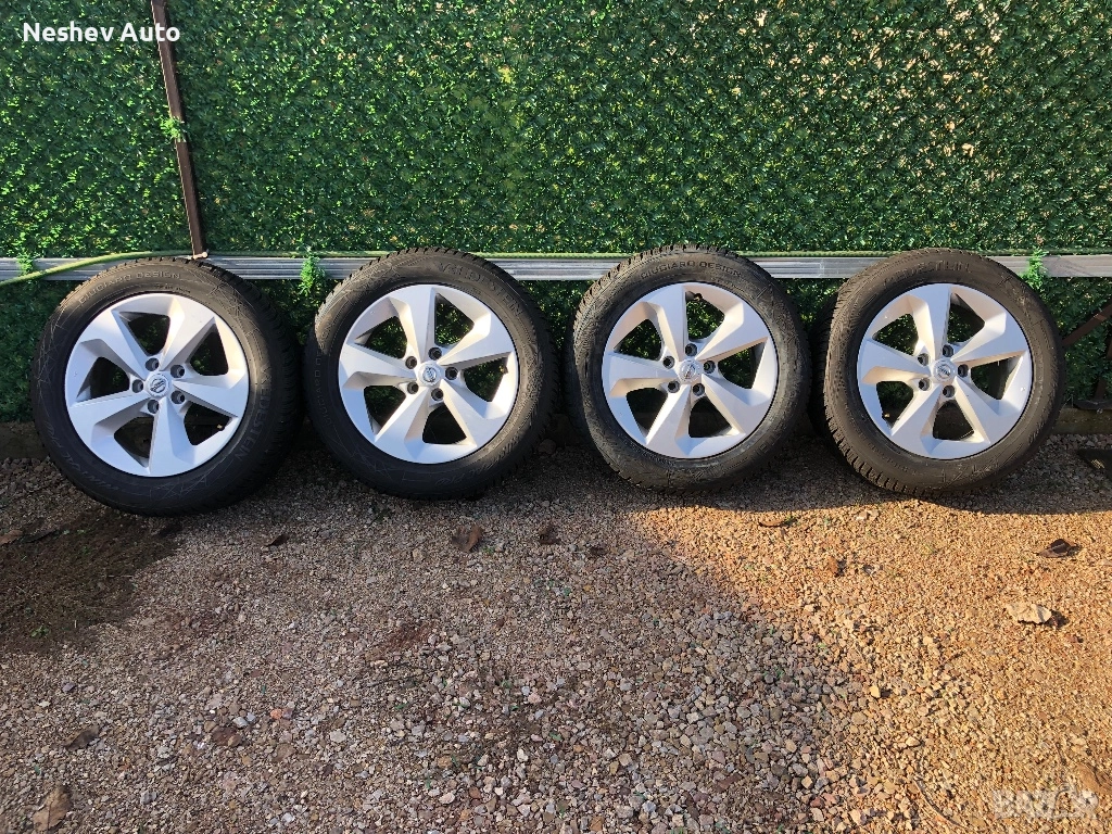 4бр. алуминиеви джанти с гуми от Nissan Qashqai 17 цола., снимка 1