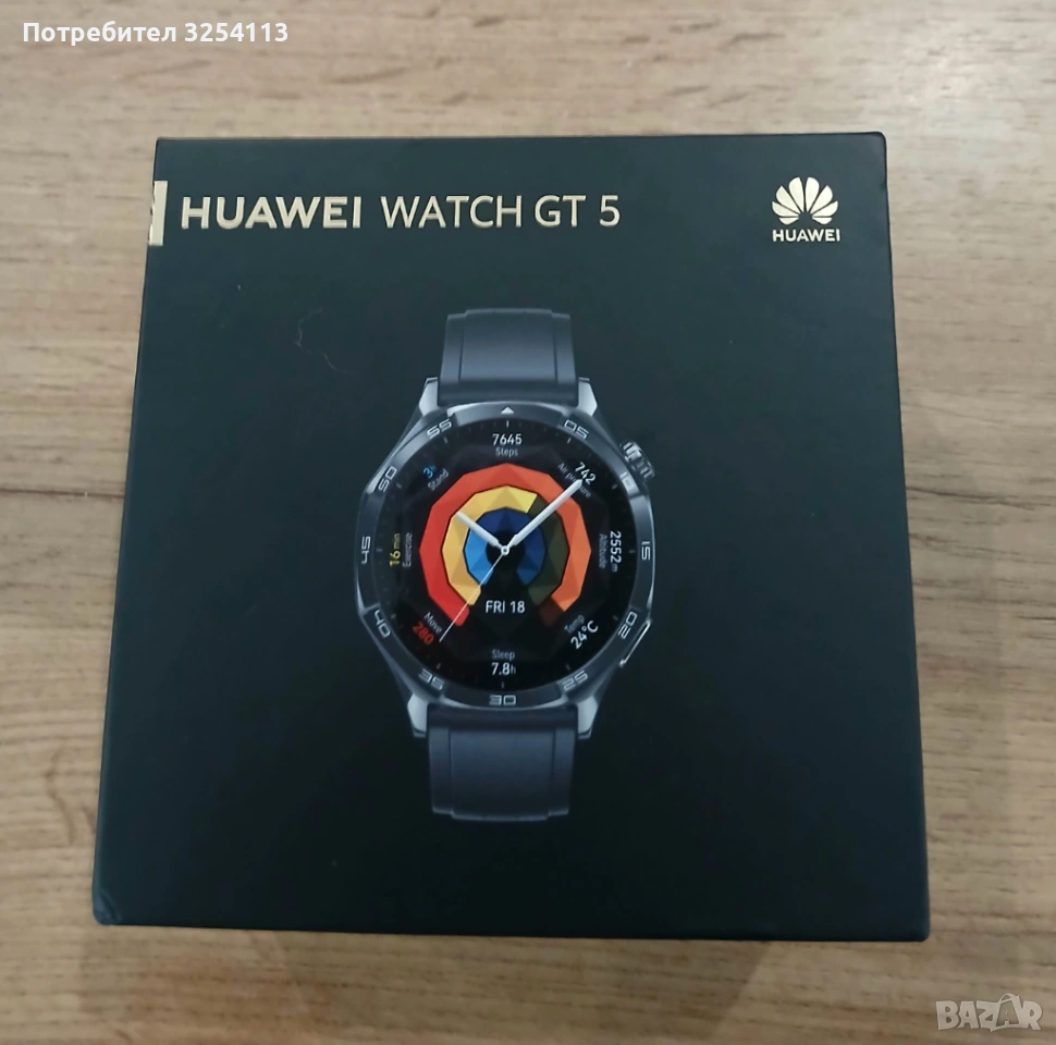 Huawei Watch GT 5 в ГАРАНЦИЯ, снимка 1