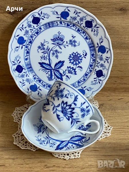 Баварски порцеланов троен сет, снимка 1