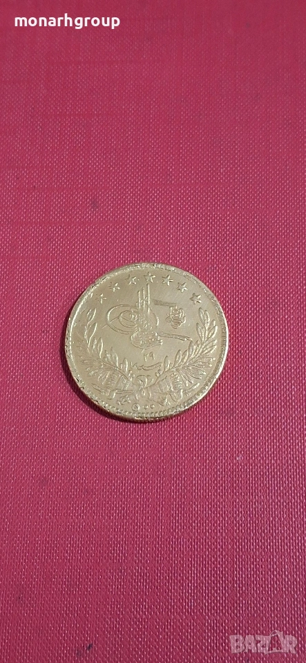 Златна монета 500 турски куруша, снимка 1