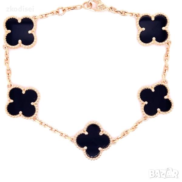 Златна дамска гривна Van Cleef 9,78гр. 18,5см. 14кр. проба:585 модел:33759-4, снимка 1