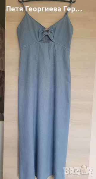 Дънкова рокля размер М , снимка 1