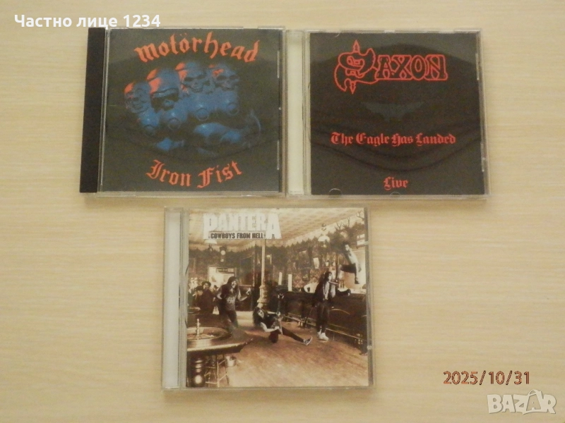Pantera - 1990 / Motorhead - 1982 / Saxon - Live 1982, снимка 1