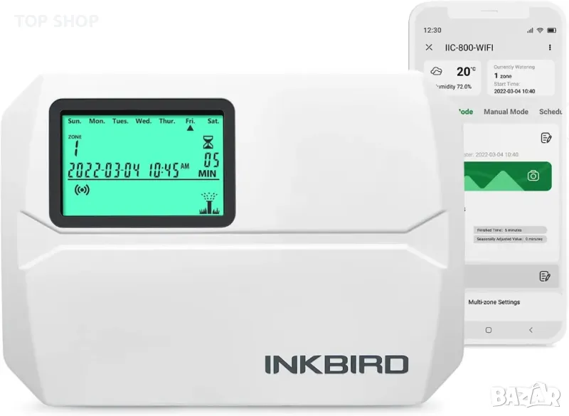 Компютър за напояване, 8-зонов INKBIRD IIC-800-WIFI  , снимка 1