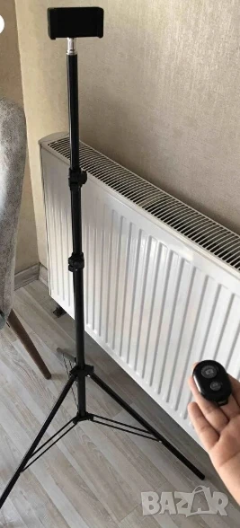 Сгъваем селфи стик с трипод, снимка 1