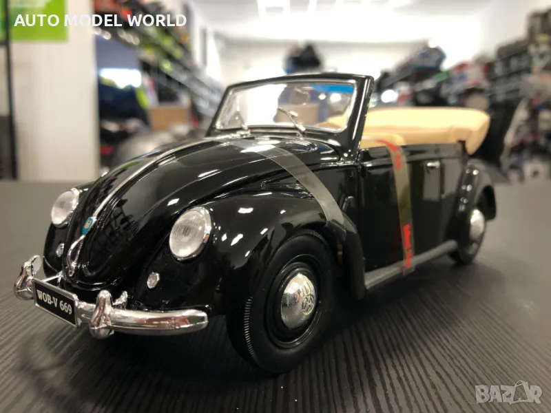 Метална колекционерска количка MAISTO VOLKSWAGEN 1957 1:18 мащаб,нова, снимка 1