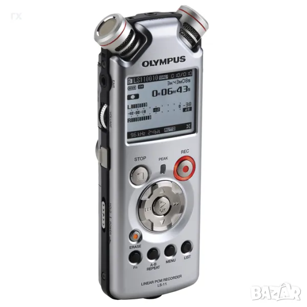 Аудио рекордер / диктофон Olympus LS-11 , стерео, PCM/MP3/WMA , снимка 1