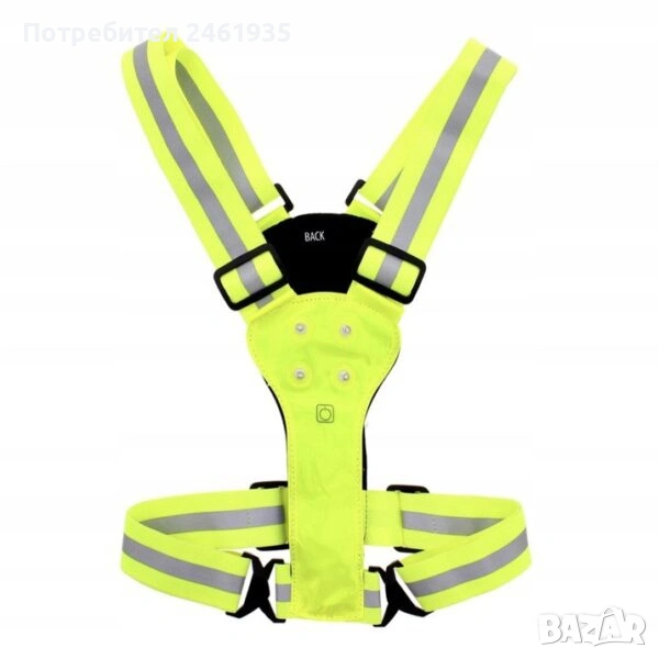 Светлоотразителна жилетка PHYSIBLE LED, снимка 1