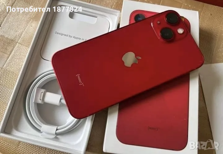 iPhone 13 RED 128GB, снимка 1