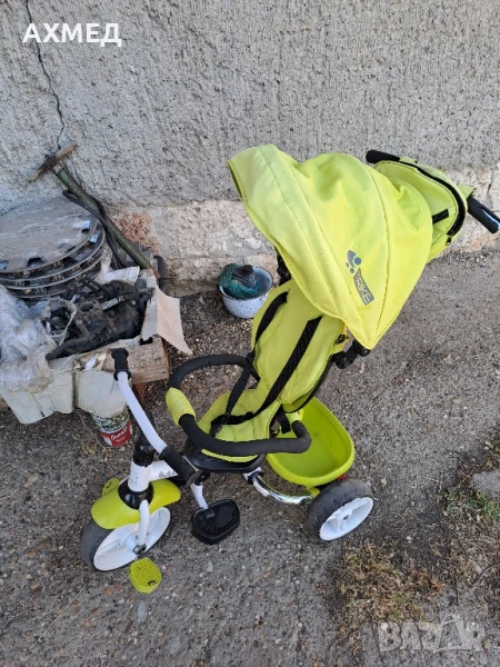 Lorelli - Триколка с родителски контрол Matrix EVA гуми Светлозелена Lorelli - Триколка с родителск, снимка 1