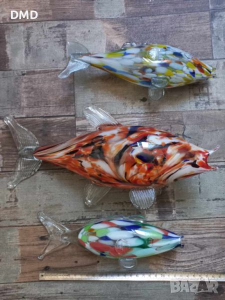 Риби от цветно стъкло - Мурано, снимка 1