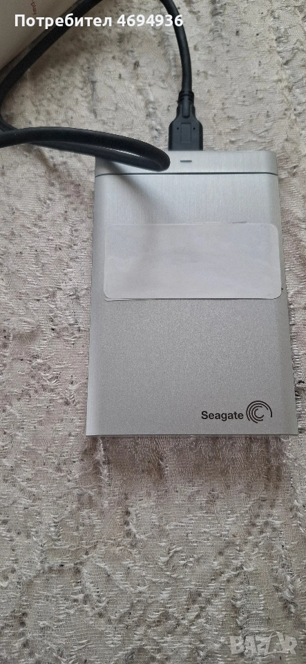 външен диск segate 1TB.на 8дни ползван, снимка 1