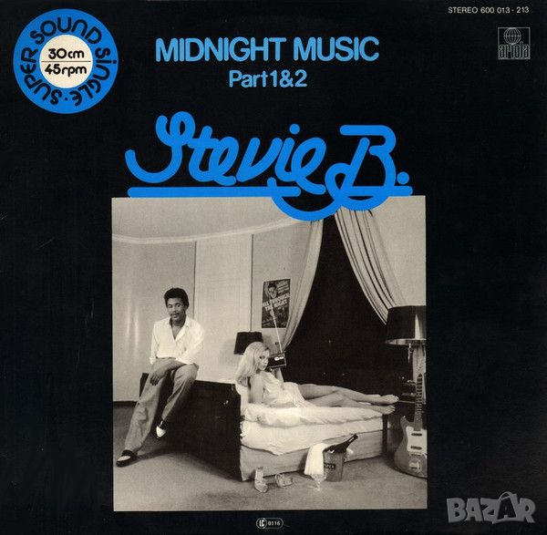 Грамофонни плочи Stevie B. – Midnight Music (Part 1 & 2) 12" сингъл, снимка 1