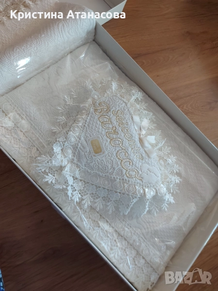 🌟 Уникална италианска кувертюра за спалня, снимка 1