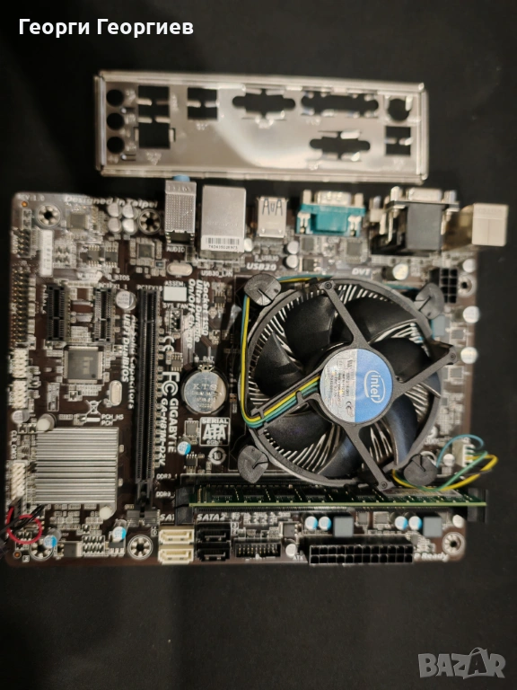 Дъно H81 + Intel Core i5 4440 + 4GB DDR3, снимка 1