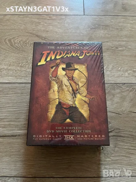 Indiana Jones - оригинална трилогия, двд колекция, нова - фабрично запечатана, снимка 1