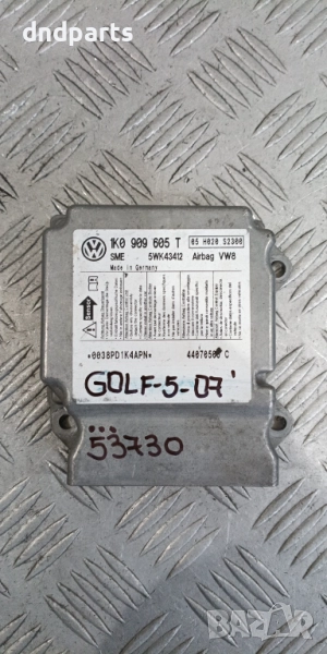 Airbag модул VW Golf 5 2007г. 1K0909605T 5WK43412	, снимка 1
