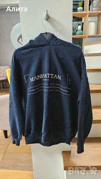 Худи Manhattan суитшърт , снимка 1