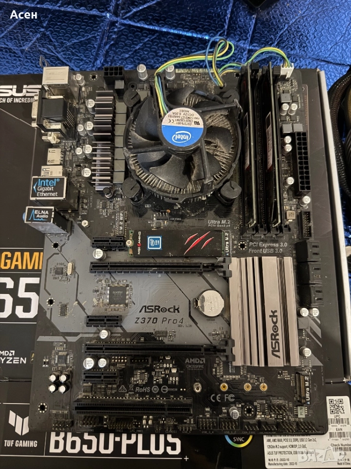 ASRock Z370 про4 , снимка 1