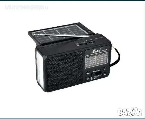 FM Bluetooth радио със соларно зареждане, снимка 1