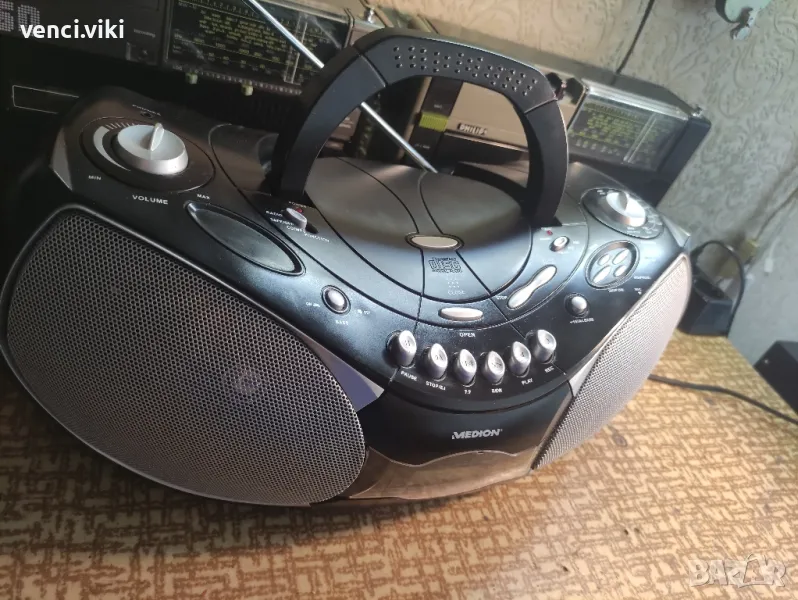 MEDION Cd-mp3 radio cassette player , снимка 1