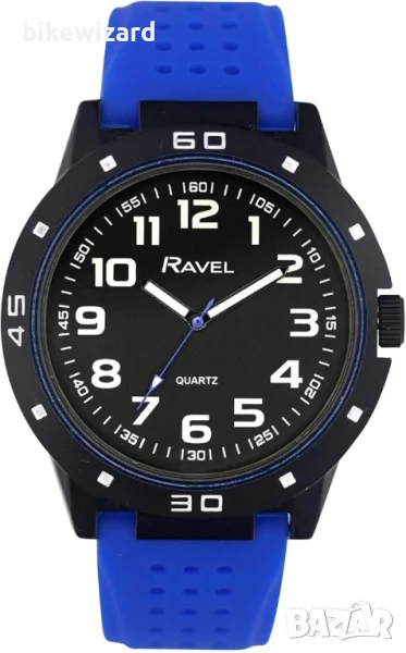 Ravel - Мъжки спортен часовник с черен корпус НОВ С ПРОБЛЕМ ЧЕТЕТЕ ОПИСАНИЕТО, снимка 1