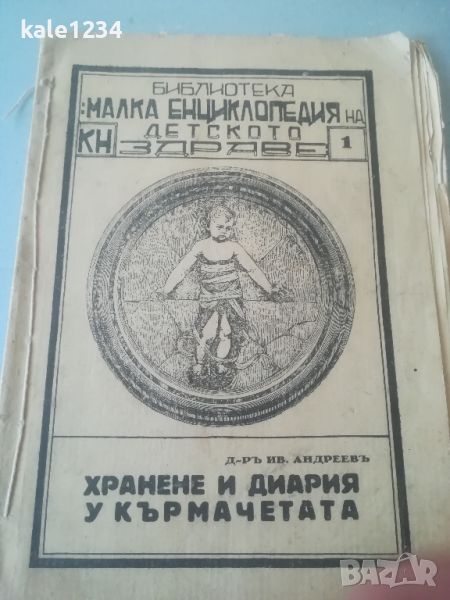 Малка енциклопедия на детското здраве. 1929г. Хранене и диария у кърмачетата, снимка 1