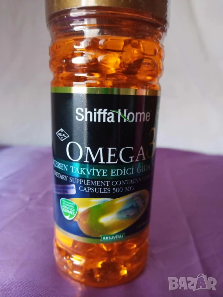 SHIFFA HOME ОМЕГА 3 - 500 mg. 150 меки капсули OMEGA, снимка 1