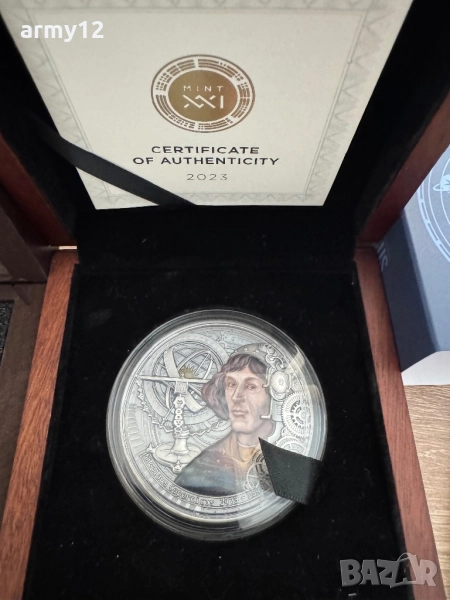 Сребърна монета 2oz., снимка 1