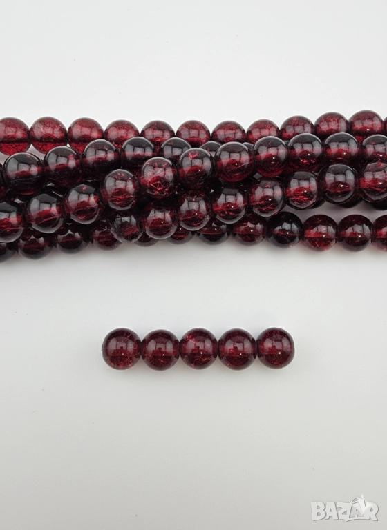 Стъклени Мъниста за Бижута 10мм 8мм 6 мм 4мм J282, снимка 1