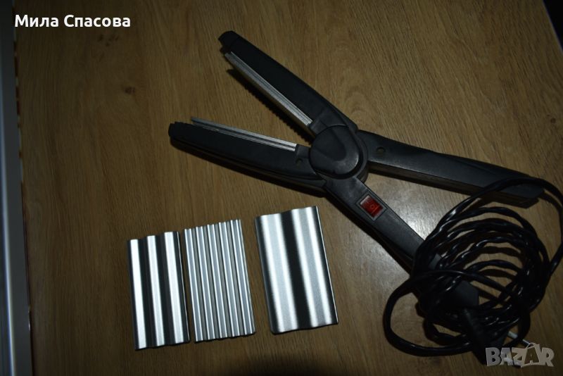 Преса за изправяне на коса с 3бр. допълнителни приставки, снимка 1
