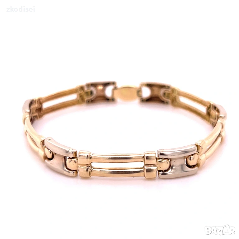 Златна дамска гривна 13,98гр. 17,0см. 14кр. проба:585 модел:36358-1, снимка 1