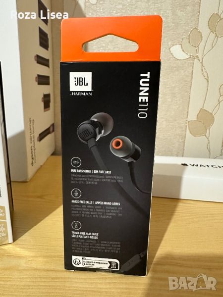 Слушалки JBL T110 – черни, снимка 1