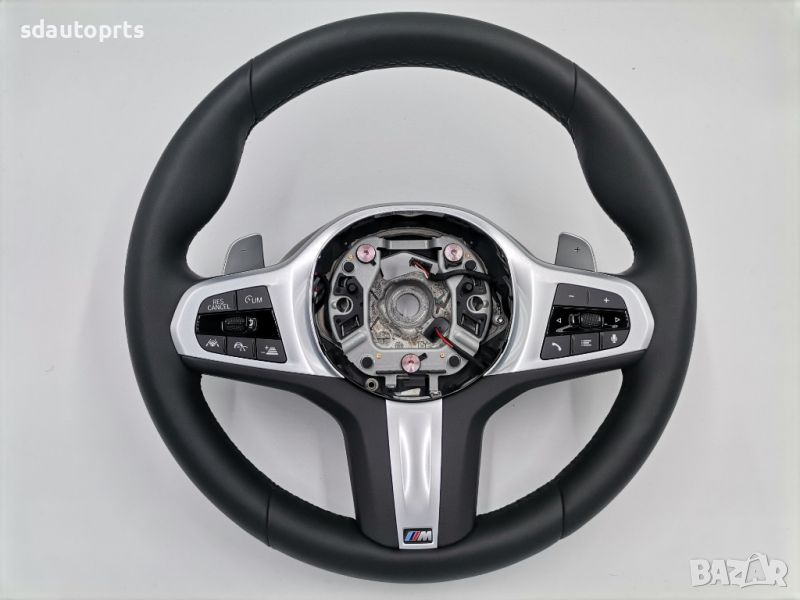 Нов M Sport Черен Спортен Волан BMW 5 G30 G31 G38 6 G32 X3 G01 X4 G02 , снимка 1