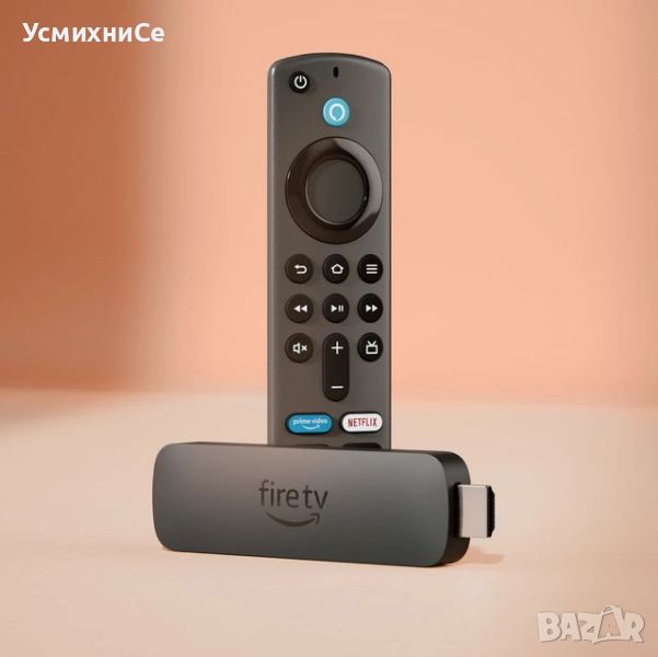 Перфектен Amazon Fire TV Stick 4K MAX (2023) + БЕЗПЛАТНА ДОСТАВКА, снимка 1