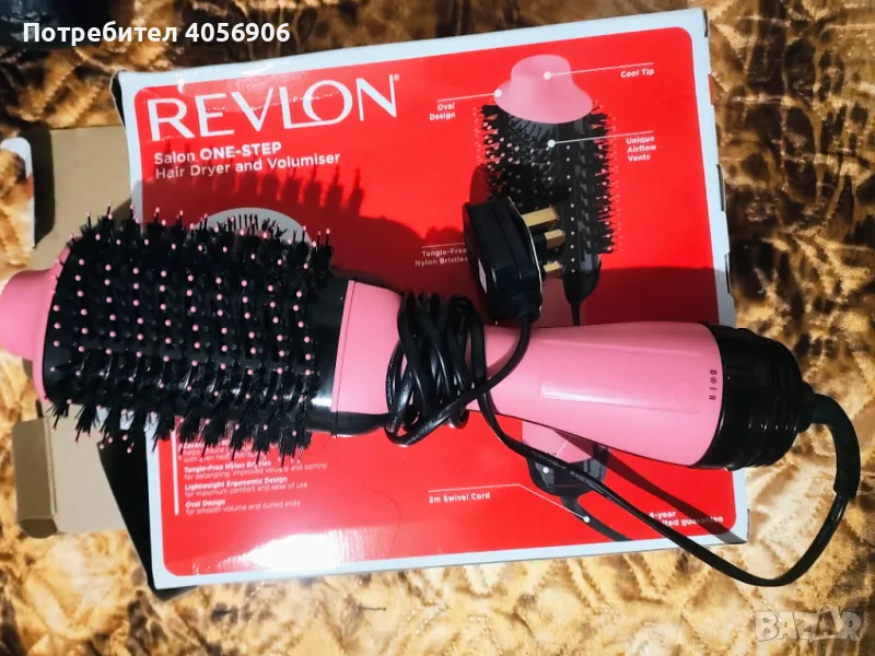 Нова четка за изправяне на коса Revlon, снимка 1