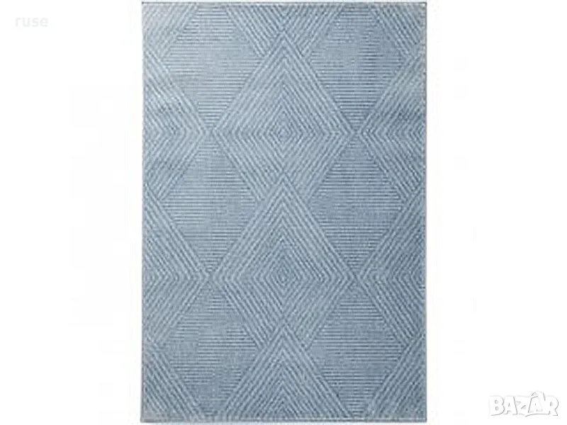 НОВ! Килим син 100х150см гръб юта, снимка 1
