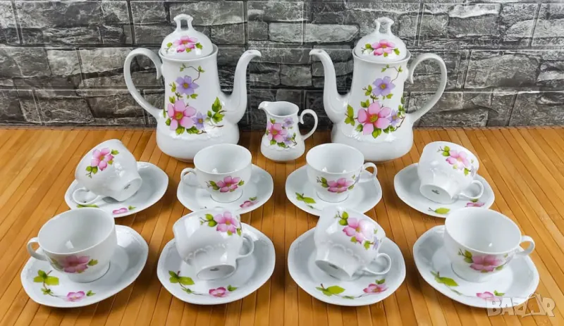 Сервиз с цветя Mitterteich, снимка 1