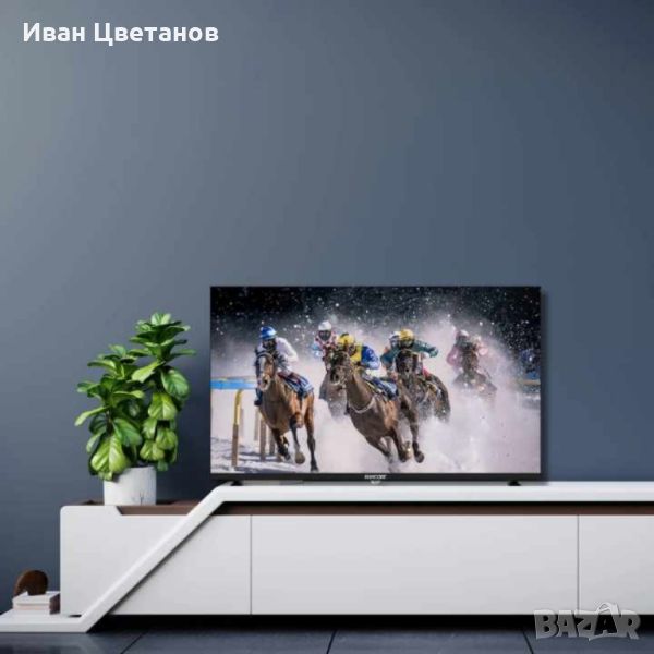 Телевизор Rancore Т-32S133, 32", Smart, 1366х768 HD Ready, Android 11.0, Черен, снимка 1