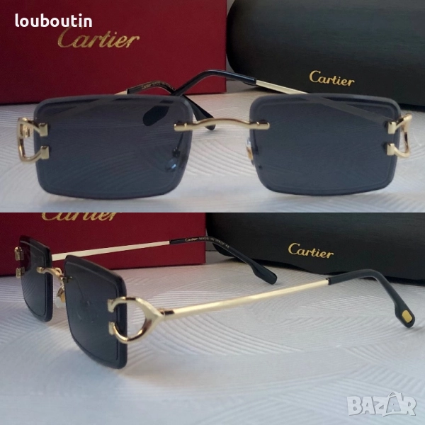 Мъжки слънчеви очила правоъгълни черни дамски унисекс, снимка 1