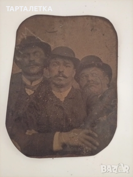 Черно бяла ламаринена снимка, снимка 1