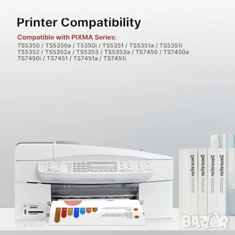 Нови 2 броя Canon 560XL 561XL PG-560XL CL-561XL касети TS5351 TS7450, снимка 2 - Други - 53567020