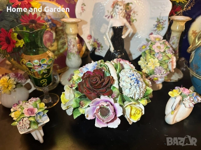 Royal Doulton England 1966 цветна кошница порцелан Bone China, снимка 12 - Колекции - 54026187