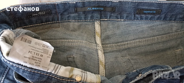 Мъжки дънки Alberto, модел Slipe, снимка 2 - Дънки - 53592714