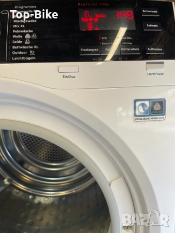 Сушилня AEG 9000 Series 8 кг А+++, снимка 4 - Сушилни - 54045994