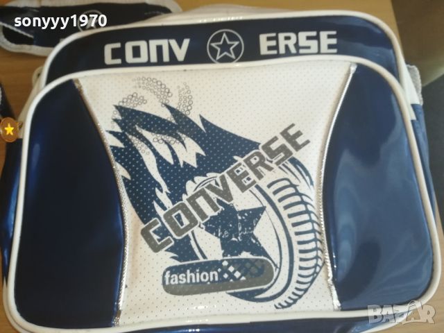 CONVERSE BLUE-ЧАНТА В СИН И БЯЛ ЦВЯТ 2506241936, снимка 8 - Чанти - 46366986