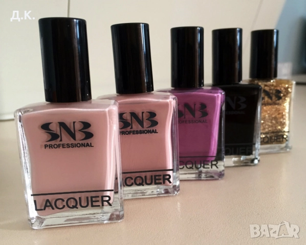 Професионални лакове за нокти - 5 броя